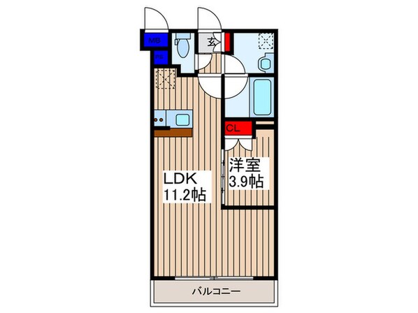 Ｉｍｐｌｅｏｓ和光ｅａｓｔの物件間取画像